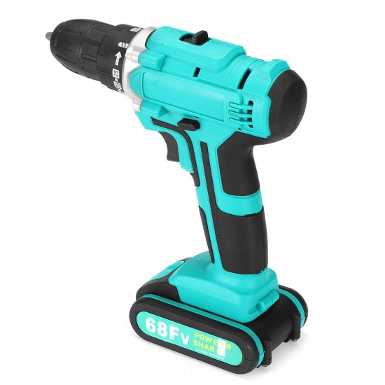 68FV Household Lithium Electric Screwdriver 2 Speed Impact Power Drills Rechargeable Drill Driver W/ 1 Li-ion Batteries 68FV Household Lithium Electric Screwdriver 2 Speed Impact Power Drills Rechargeable Drill Driver W/ 1 Li-ion Batteries