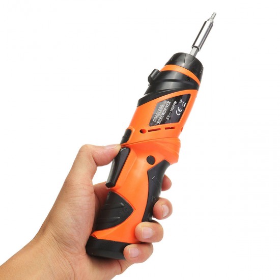 6V Foldable Electric Screwdriver Power Drill Battery Operated Cordless Screw Driver Tool