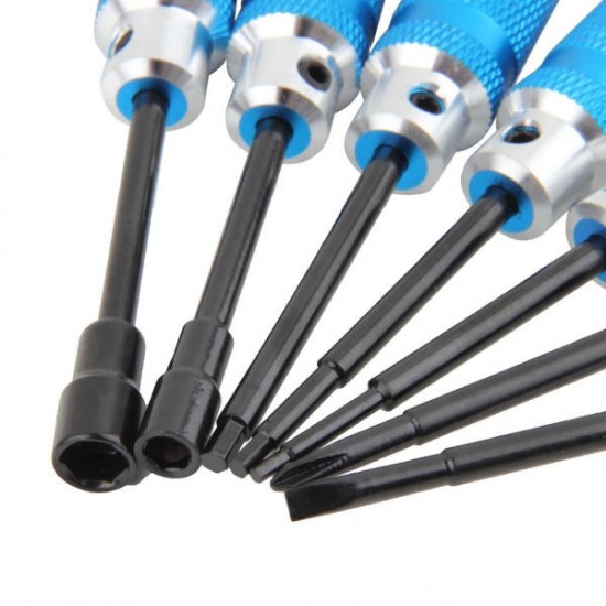 7 Pcs Steel Hex Socket Nut Key Screwdriver Wrench Tool Set 7 Pcs Steel Hex Socket Nut Key Screwdriver Wrench Tool Set