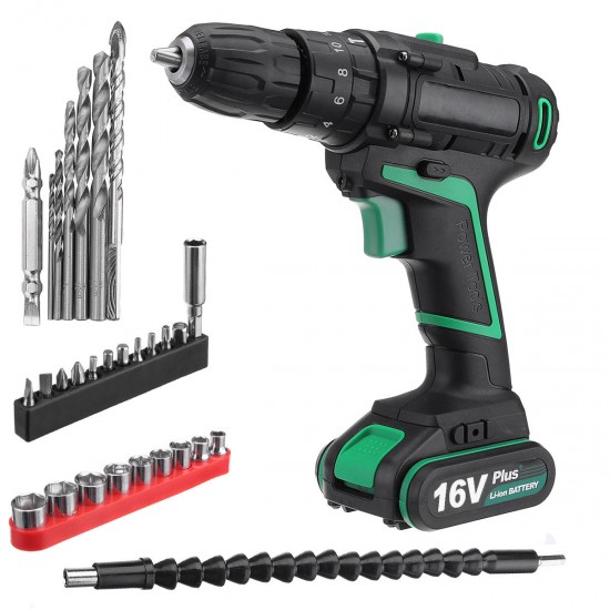 AC 100-240V Lithium Cordless Electric Screwdriver Screw Drill Driver Tool 1.5Ah 1 Charger 1 Battery AC 100-240V Lithium Cordless Electric Screwdriver Screw Drill Driver Tool 1.5Ah 1 Charger 1 Battery