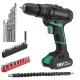 AC 100-240V Lithium Cordless Electric Screwdriver Screw Drill Driver Tool 1.5Ah 1 Charger 1 Battery