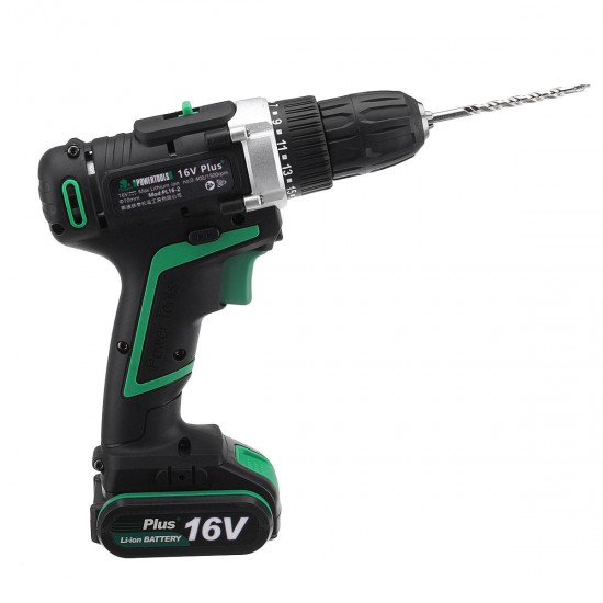 AC 100-240V Lithium Cordless Electric Screwdriver Screw Drill Driver Tool 1.5Ah 1 Charger 1 Battery
