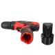 DC 12V Power Drills Two Speed Electric Screwdriver 2 Batteries 1 Charger Screw Driver Tools Kit DC 12V Power Drills Two Speed Electric Screwdriver 2 Batteries 1 Charger Screw Driver Tools Kit