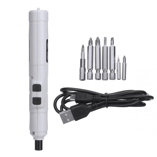 DC3.6V Mini Lithium Cordless Electric Screwdriver Power Screw Driver DIY Tool With USB Charger