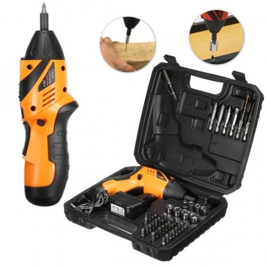 DCTOOLS 45 In 1 Non-slip Electric Drill Cordless Screwdriver Foldable with US Charger DCTOOLS 45 In 1 Non-slip Electric Drill Cordless Screwdriver Foldable with US Charger