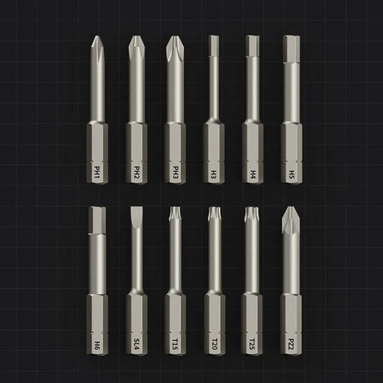 1500mAh Electric Screwdriver Portable Rechargeable Integrated Screw Driver W/ 12Pcs 50mm S2 Screw Bits 1500mAh Electric Screwdriver Portable Rechargeable Integrated Screw Driver W/ 12Pcs 50mm S2 Screw Bits