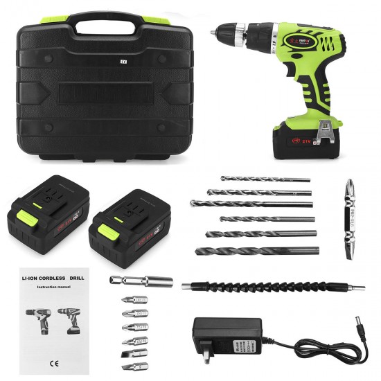 LCD Electricity Display Cordless Electric Screwdriver 1000mAh Li-ion Battery Multifunction Lithium Power Drills Screw Driver With Accessories