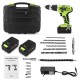LCD Electricity Display Cordless Electric Screwdriver 1000mAh Li-ion Battery Multifunction Lithium Power Drills Screw Driver With Accessories