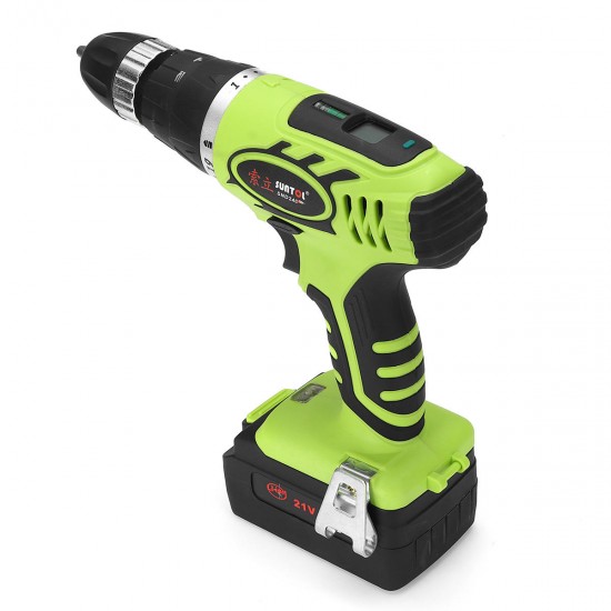LCD Electricity Display Cordless Electric Screwdriver 1000mAh Li-ion Battery Multifunction Lithium Power Drills Screw Driver With Accessories