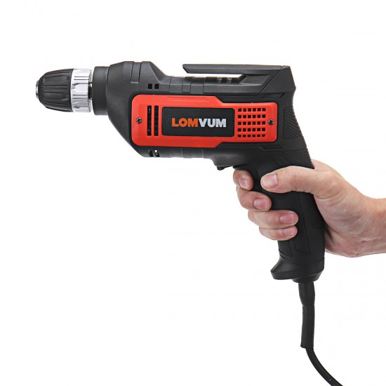 0-2500R/MIN 220V Multi Functional Electric Hand Drill Driver High Power Household Industrial Grade Drill Electric Screwdriver