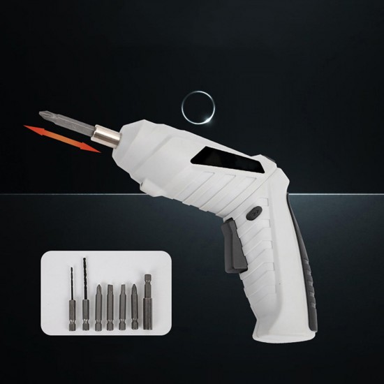 Mini Cordless Electric Screwdriver Set USB Rechargeable Drill Driver With Work Light Mini Cordless Electric Screwdriver Set USB Rechargeable Drill Driver With Work Light