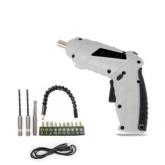 Mini Cordless Electric Screwdriver Set USB Rechargeable Drill Driver With Work Light Mini Cordless Electric Screwdriver Set USB Rechargeable Drill Driver With Work Light