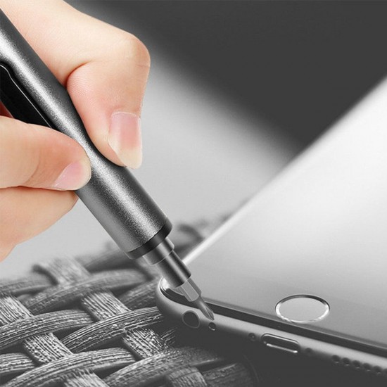 Multi-Tool Cordless Electric Magnetic Screwdriver LED Light Phone Notebooks Hard Drives Computers Repair Kit With 20 Bits Multi-Tool Cordless Electric Magnetic Screwdriver LED Light Phone Notebooks Hard Drives Computers Repair Kit With 20 Bits