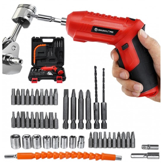 USB Electric Screwdriver Mini Electric Drill Set DIY Screw Driver Rechargeable Li-ion Battery Cordless Power Screwdriver