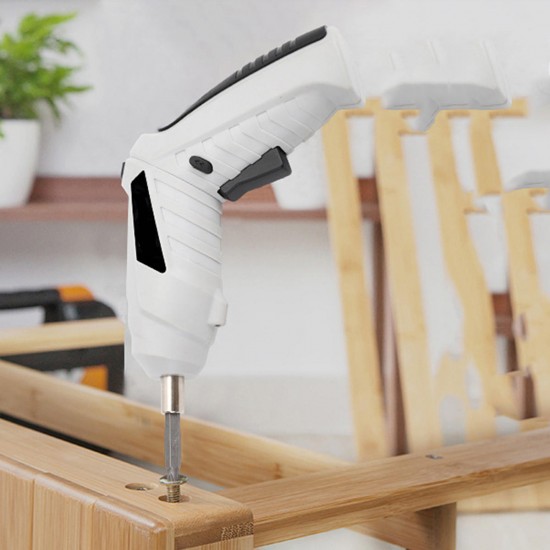 Wireless Electric Screwdriver USB Rechargeable Rotating Multi-grip Mode Electric Drill Tool with LED Light Wireless Electric Screwdriver USB Rechargeable Rotating Multi-grip Mode Electric Drill Tool with LED Light