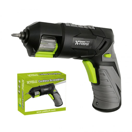 3.6V Electric Cordless Screwdriver Handhold Li-Ion Battery USB Fast Charging with 5 Bits 3.6V Electric Cordless Screwdriver Handhold Li-Ion Battery USB Fast Charging with 5 Bits