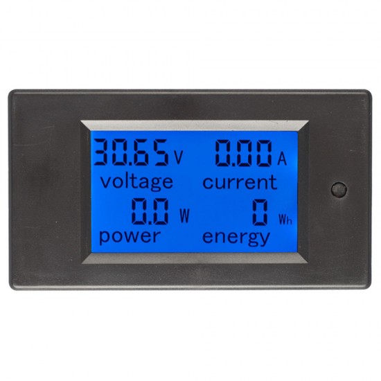 20A DC Digital Multi-function Voltage Current Power Electric Energy Meter Battery Tester Built-in Sh