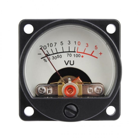 2pcs 500VU Panel VU Meter Audio Level Meter 6-12V Audio Level with Warm BackLight