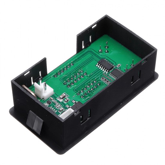 DC0-100V 10A DC Voltmeter and Ammeter Digital Dual Display 4-digit High Precision Power Meter Red-Red-Blue DC0-100V 10A DC Voltmeter and Ammeter Digital Dual Display 4-digit High Precision Power Meter Red-Red-Blue