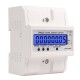 DDS024 3 Phase 4 Wire Energy Meter 380V AC 50Hz LCD Backlight Display Electronic Watt Power Consumption Energy Meter Wattmeter