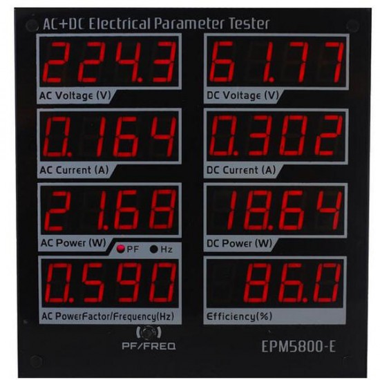 EPM5800-E AC/DC Power Meter Watt Meter Electrical Paremeters Tester Power Supply Driver Tester EPM5800-E AC/DC Power Meter Watt Meter Electrical Paremeters Tester Power Supply Driver Tester