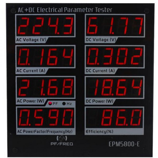 EPM5800-E AC/DC Power Meter Watt Meter Electrical Paremeters Tester Power Supply Driver Tester