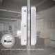 Intelligent Keyless Glass Fingerprint Door Lock with Remote Control App Password