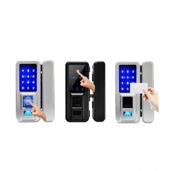 Intelligent Keyless Glass Fingerprint Door Lock with Remote Control App Password Intelligent Keyless Glass Fingerprint Door Lock with Remote Control App Password