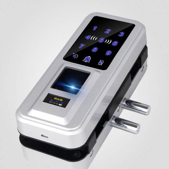 Intelligent Keyless Glass Fingerprint Door Lock with Remote Control App Password Intelligent Keyless Glass Fingerprint Door Lock with Remote Control App Password