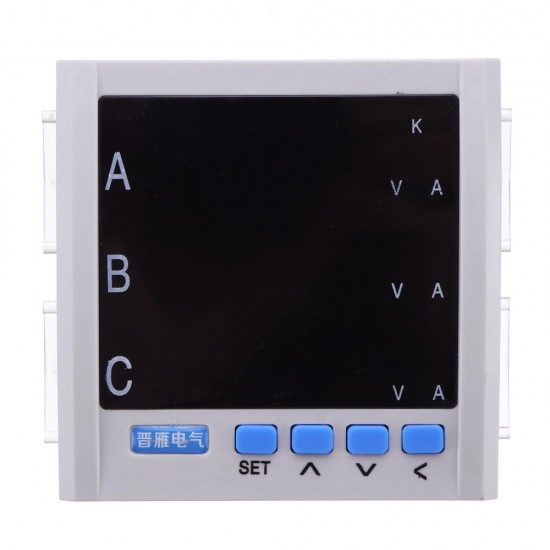 JY194E 3P Three-phase Multifunction Energy Meter Current Voltage 480V 55Hz LCD Display Energy Meter JY194E 3P Three-phase Multifunction Energy Meter Current Voltage 480V 55Hz LCD Display Energy Meter
