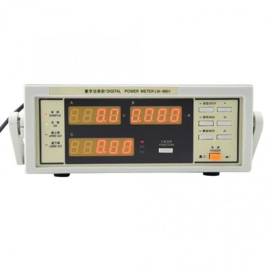 LW-9901 Watt Meter Digital Power Meter with BNC Connect Cable AC100-240V 300V 20A Frequency Meter LW-9901 Watt Meter Digital Power Meter with BNC Connect Cable AC100-240V 300V 20A Frequency Meter