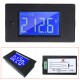 Multifunctional AC LCD Digital Voltage Current Tester KWh Watt Panel Battery Meter Gauge