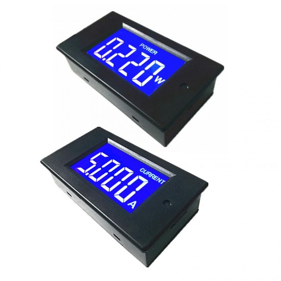 Multifunctional AC LCD Digital Voltage Current Tester KWh Watt Panel Battery Meter Gauge