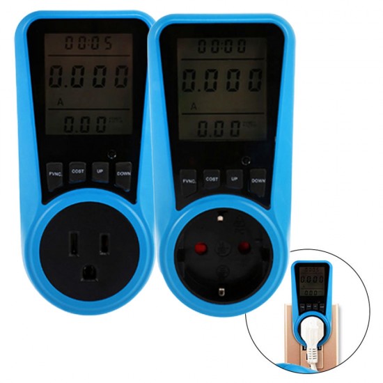 PMB05 Digital Power Energy Meter AC230V 50Hz/AC120V 60Hz Electricity Analyzer Monitor Energy Meter Wattmeter Power Consumption Watt Energy Meter