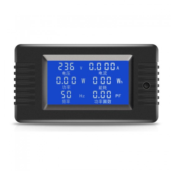 020 10A AC Digital Display Power Monitor Meter Voltmeter Ammeter Frequency Current Voltage Factor Meter