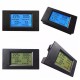 021 4 in 1 LCD Voltage Current Active Power Energy Meter Blue Backlight Panel Voltmeter Ammeter KWH Meter 0-20A 80-260V 50/60HZ