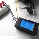 021 4 in 1 LCD Voltage Current Active Power Energy Meter Blue Backlight Panel Voltmeter Ammeter KWH Meter 0-20A 80-260V 50/60HZ