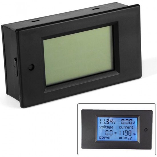 031 DC 6.5-100V 20A 4 in 1 Digital Display LCD Screen Voltage Current Power Energy Meter