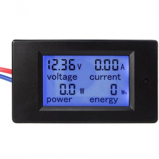 031 DC 6.5-100V 20A 4 in 1 Digital Display LCD Screen Voltage Current Power Energy Meter