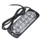 12 LED Amber Car Emergency Flashing Light vehicle Strobe Flash Warning Lamp 6500K 12/24V 36W