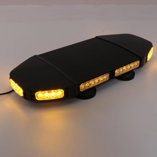 12/24V 144W LED Roof Strobe Lights Bar Emergency Beacon Warning Flash Lamp