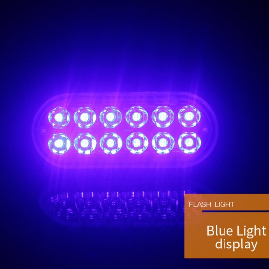 12LED Amber Car Emergency Flashing Light vehicle Strobe Flash Warning Lamp 6500K 12/24V 36W 18 Kind Flashing Model 12LED Amber Car Emergency Flashing Light vehicle Strobe Flash Warning Lamp 6500K 12/24V 36W 18 Kind Flashing Model