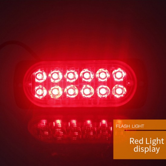 12LED Amber Car Emergency Flashing Light vehicle Strobe Flash Warning Lamp 6500K 12/24V 36W 18 Kind Flashing Model 12LED Amber Car Emergency Flashing Light vehicle Strobe Flash Warning Lamp 6500K 12/24V 36W 18 Kind Flashing Model
