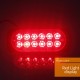12LED Amber Car Emergency Flashing Light vehicle Strobe Flash Warning Lamp 6500K 12/24V 36W 18 Kind Flashing Model