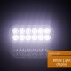 12LED Amber Car Emergency Flashing Light vehicle Strobe Flash Warning Lamp 6500K 12/24V 36W 18 Kind Flashing Model