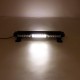 12V 144W 42 LED Amber Double Side Traffic Advisor Strobe Flash Light Bar Emergency Light Magnetic Universal