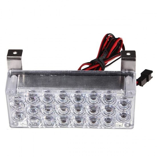 12V 22x4 LED Flash Amber Emergency Light Warning Strobe Auto Lamp