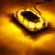 12V-24V 30 LED Mini Amber Flashing Emergency Light Bar Strobe Rotating Beacon Warning Lamp