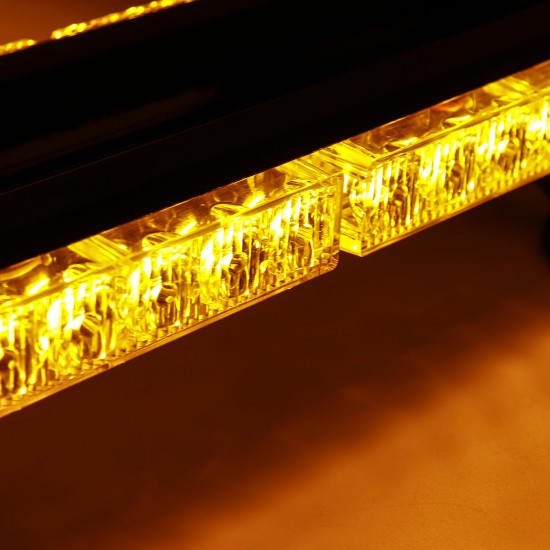 12V 30W Car LED Roof Strobe Light Bar Emergency Signal Warning Flash Amber Magnetic 7 Modes Universal 12V 30W Car LED Roof Strobe Light Bar Emergency Signal Warning Flash Amber Magnetic 7 Modes Universal