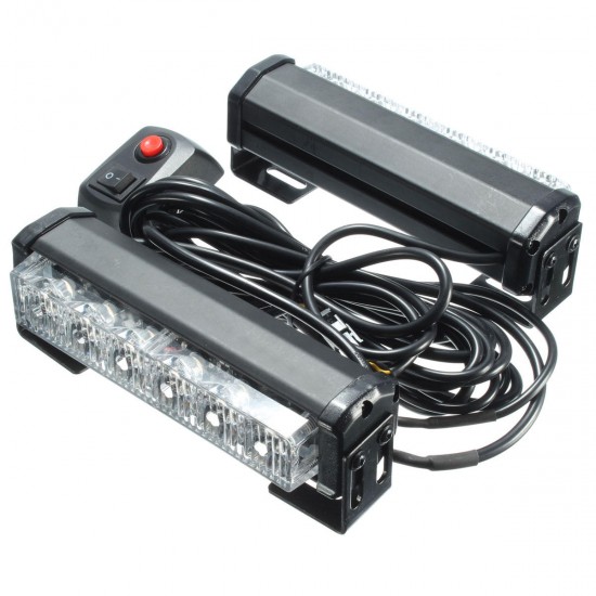 12V 36W 12LED Car Strobe Flash Grille Light Warning Hazard Emergency Lamp Bars Waterproof 12V 36W 12LED Car Strobe Flash Grille Light Warning Hazard Emergency Lamp Bars Waterproof
